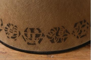 ビンテージ照明　レア!　レトロなシェードのペンダントライト(天井照明、電笠)(R-041258)