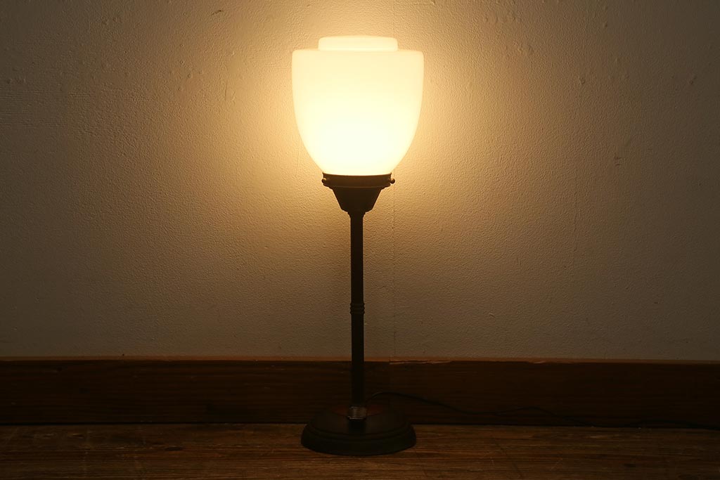 アンティーク照明　雪洞風のデザインが魅力的なスタンドライト(フロアスタンド、置き型照明)(R-041259)