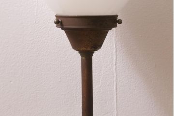 アンティーク照明　雪洞風のデザインが魅力的なスタンドライト(フロアスタンド、置き型照明)(R-041259)