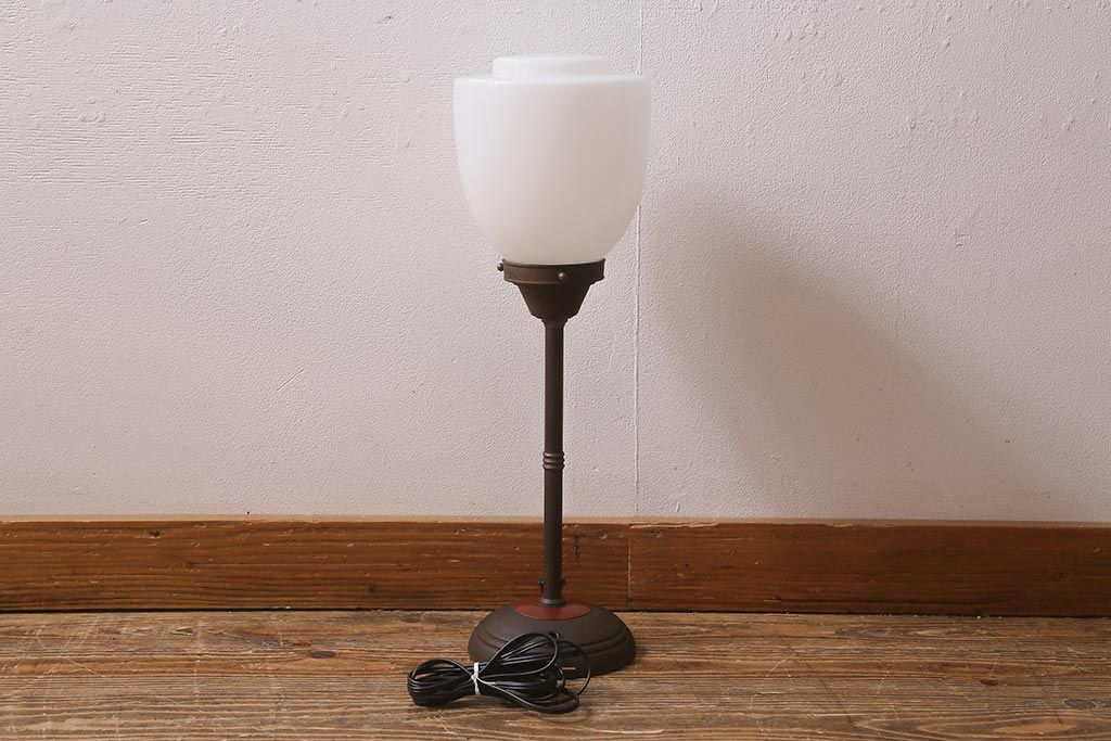 アンティーク照明　雪洞風のデザインが魅力的なスタンドライト(フロアスタンド、置き型照明)(R-041259)