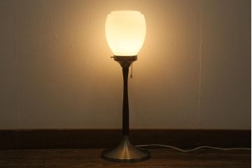 ヴィンテージ照明　レトロモダンな雪洞風スタンドライト(フロアスタンド、置き型照明、ビンテージ)(R-041260)