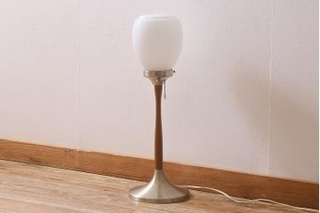 ヴィンテージ照明　レトロモダンな雪洞風スタンドライト(フロアスタンド、置き型照明、ビンテージ)(R-041260)