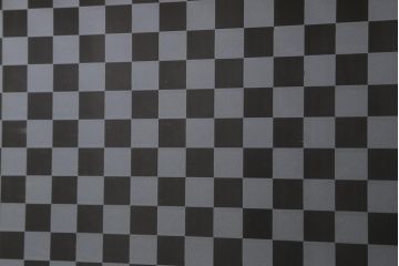 レトロ建具　当店オリジナルガラス　ナチュラルインテリアと相性の良いペイントガラス戸2枚セット(引き戸)(R-041263)