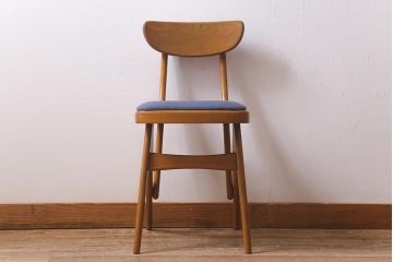 ビンテージ家具　オールドマルニ　maruni(マルニ木工)　小振りで可愛らしいデルタチェア(椅子、チェア、ダイニングチェア)(R-041267)