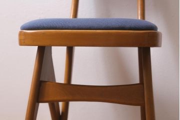 ビンテージ家具　オールドマルニ　maruni(マルニ木工)　小振りで可愛らしいデルタチェア(椅子、チェア、ダイニングチェア)(R-041267)