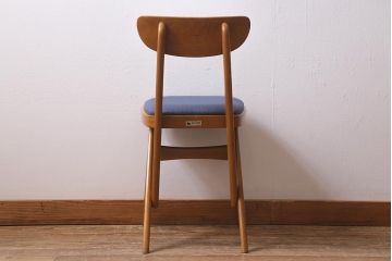 ビンテージ家具　オールドマルニ　maruni(マルニ木工)　小振りで可愛らしいデルタチェア(椅子、チェア、ダイニングチェア)(R-041267)