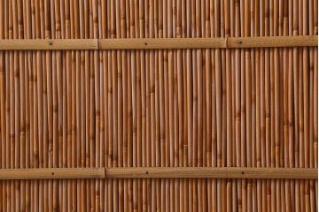ビンテージ建具　上品な和の雰囲気を高める御簾戸2枚セット(簾戸、簀戸、葭戸、夏障子、夏戸、葦戸)(R-041268)