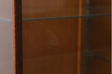 アンティーク家具　イギリスアンティーク　洗練された佇まいが魅力のガラスケース(ショーケース、陳列棚、飾り棚)(R-041273)