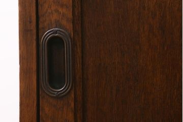 アンティーク家具　イギリスアンティーク　洗練された佇まいが魅力のガラスケース(ショーケース、陳列棚、飾り棚)(R-041273)