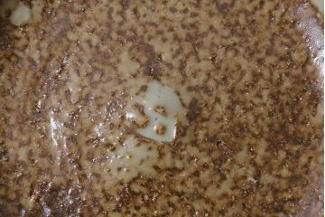 人間国宝　島岡達三　地釉流文壺(共箱)(R-041287)