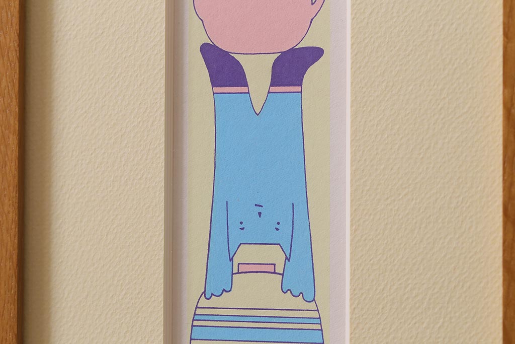 1994年　リトグラフ　な・7　サイン有り　2/50　猫3匹・ティーカップ・魚(R-041297)