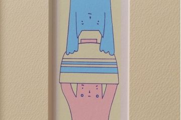 1994年　リトグラフ　な・7　サイン有り　2/50　猫3匹・ティーカップ・魚(R-041297)