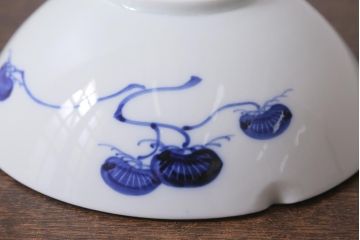 オールド香蘭社　有田焼　花蝶文　アゲハ蝶　深皿(鉢、食器)(R-041302)