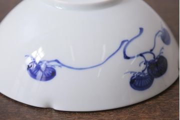 オールド香蘭社　有田焼　花蝶文　アゲハ蝶　深皿(鉢、食器)(R-041302)