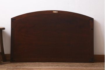 中古　松本民芸家具　クラシカルな雰囲気漂う上品なミラー(鏡、ウォールミラー)(R-041314)