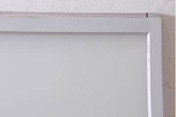アンティーク建具　昭和初期　当店オリジナルガラス　淡い色味がおしゃれなガラス戸2枚セット(引き戸、建具)(R-041323)