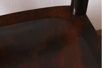 中古　松本民芸家具　シックで上品な佇まいが魅力のラダーバックチェア(ダイニングチェア、椅子)(R-041326)