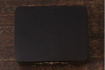 アンティーク雑貨　骨董　古美術　螺鈿細工　たばこ盆セット(煙草盆、灰皿、ケース、トレー)(R-041335)