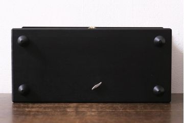 ヴィンテージ雑貨　箱付き　PASSED JGIA　アンバーガラスのデキャンタとショットグラスのセット(酒器、オルゴール、ビンテージ)(R-041336)