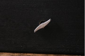 ヴィンテージ雑貨　箱付き　PASSED JGIA　アンバーガラスのデキャンタとショットグラスのセット(酒器、オルゴール、ビンテージ)(R-041336)
