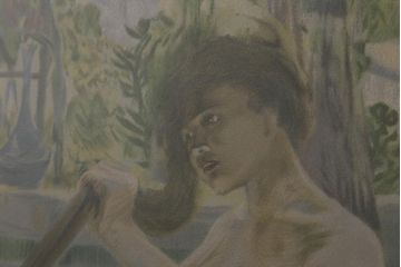 青木繁　リトグラフ　「温泉」　43/200(R-041348)