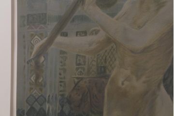 青木繁　リトグラフ　「温泉」　43/200(R-041348)