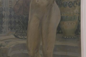 青木繁　リトグラフ　「温泉」　43/200(R-041348)