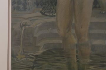 青木繁　リトグラフ　「温泉」　43/200(R-041348)