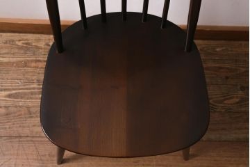 ヴィンテージ家具　イギリスビンテージ　ERCOL(アーコール)　美しく丈夫な作りが魅力的なクエーカーチェア(ダイニングチェア、椅子、ウィンザーチェア、ウインザーチェア)(R-041352)