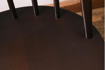 ヴィンテージ家具　イギリスビンテージ　ERCOL(アーコール)　美しく丈夫な作りが魅力的なクエーカーチェア(ダイニングチェア、椅子、ウィンザーチェア、ウインザーチェア)(R-041352)