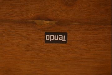 中古　天童木工　明るい木色がぬくもり溢れる小振りなラウンドテーブル(サイドテーブル、カフェテーブル)(R-041353)