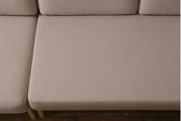 中古　美品　北海道民芸家具　洗練されたデザインが魅力的な3人掛けソファ(トリプルソファ、アームソファ)(R-041354)