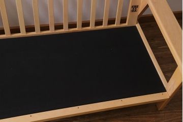 中古　美品　北海道民芸家具　洗練されたデザインが魅力的な3人掛けソファ(トリプルソファ、アームソファ)(R-041354)