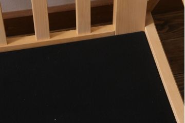 中古　美品　北海道民芸家具　洗練されたデザインが魅力的な3人掛けソファ(トリプルソファ、アームソファ)(R-041354)