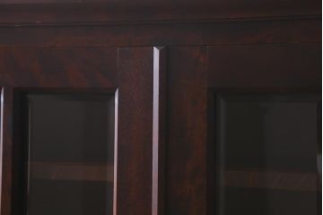 中古　北海道民芸家具　HM114K　洗練された印象の本箱(ブックケース、キャビネット、飾り棚)(定価約25万7千円)(R-041363)