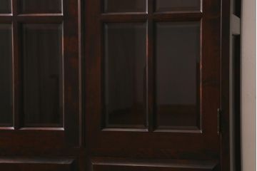 中古　北海道民芸家具　HM114K　洗練された印象の本箱(ブックケース、キャビネット、飾り棚)(定価約25万7千円)(R-041363)