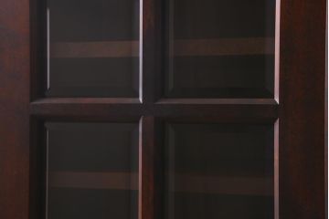 中古　北海道民芸家具　HM114K　洗練された印象の本箱(ブックケース、キャビネット、飾り棚)(定価約25万7千円)(R-041363)