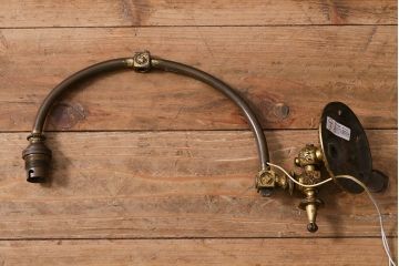 アンティーク照明　フランスアンティーク　エッチングガラスがおしゃれなウォールランプ(壁掛け照明、壁付け照明)(R-041377)