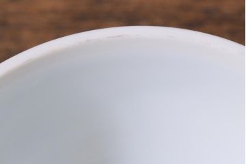 アンティーク雑貨　昭和初期　オールド深川　富士の図　蓋物小物入れ(R-041386)