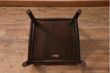 中古　松本民芸家具　シックな空間におすすめのラダーバックチェア(ダイニングチェア、椅子)(R-041393)