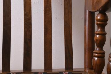 ビンテージ家具　柏木工　オールド　KMK　ブナ材　温かみのある佇まいが魅力的なロッキングチェア(アームチェア、ヴィンテージ)(R-041396)