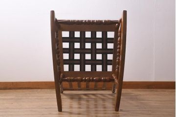 ビンテージ家具　柏木工　オールド　KMK　ブナ材　温かみのある佇まいが魅力的なロッキングチェア(アームチェア、ヴィンテージ)(R-041396)