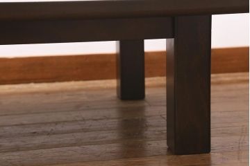 ビンテージ家具　中古　松本民芸家具　上質な造りの角脚座卓(ローテーブル、ヴィンテージ)(R-041398)