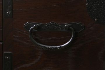 中古　国産　ケヤキ材　青木産業　趣のある和の空間を演出する階段箪笥セット(和タンス)(R-041402)