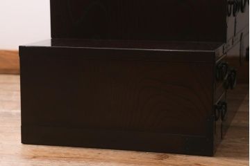 中古　国産　ケヤキ材　青木産業　趣のある和の空間を演出する階段箪笥セット(和タンス)(R-041402)