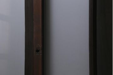 アンティーク建具　昭和初期　すりガラス入り　ノスタルジックな雰囲気漂うガラス戸4枚セット(窓、引き戸、建具)(R-041405)
