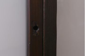 アンティーク建具　昭和初期　すりガラス入り　ノスタルジックな雰囲気漂うガラス戸4枚セット(窓、引き戸、建具)(R-041405)