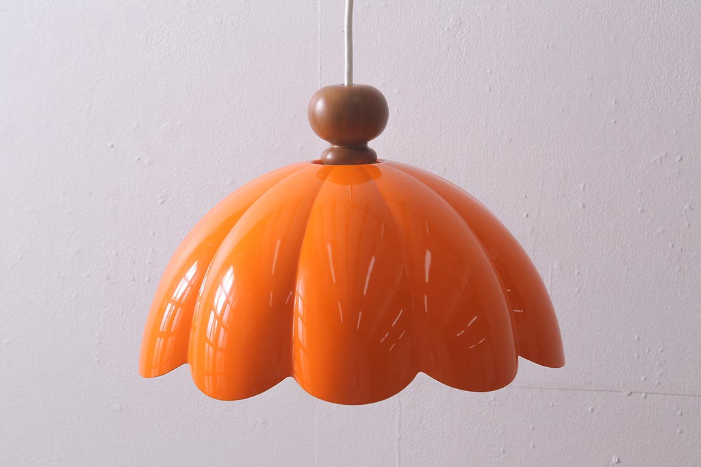 トヨスター フロアーライト オレンジ アンティーク 昭和レトロ ポップ