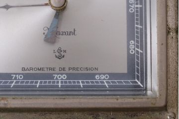 ヴィンテージ雑貨　木製　フランスビンテージの置き型バロメーター(気圧計、温度計、ディスプレイ雑貨)(R-041427)