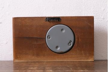 ヴィンテージ雑貨　木製　フランスビンテージの置き型バロメーター(気圧計、温度計、ディスプレイ雑貨)(R-041427)